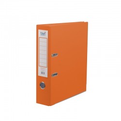 Colori Класьор, 8 cm, PP, с метален кант, оранжев - Colori