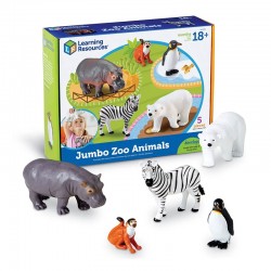 Learning Resources Животни от зоопарка, джъмбо - Изкуство и забавление