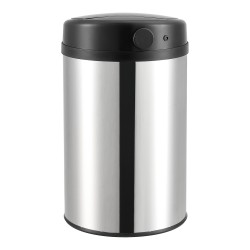 Сензорна кофа за боклук, 30L,  неръждаема стомана, сребро - Sonata G