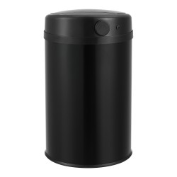 Сензорна кофа за боклук 30L, Кофа за боклук със сензор, автоматична кухненска кофа за боклук със сензор, неръждаема стомана, черна - Sonata G