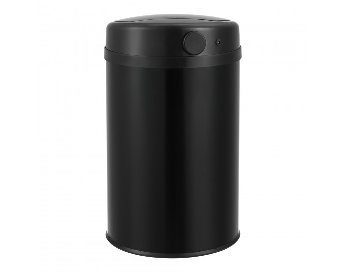 Сензорна кофа за боклук 30L, Кофа за боклук със сензор, автоматична кухненска кофа за боклук със сензор, неръждаема стомана, черна