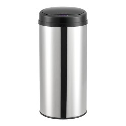 Автоматична кухненска кофа за боклук със сензор, неръждаема стомана сребро,  42L - Кухненски аксесоари