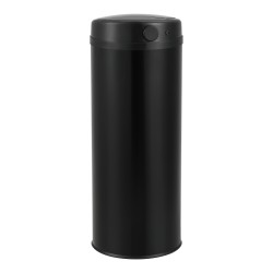 Сензорна кофа за боклук 47L,  неръждаема стомана, черна - Кухненски аксесоари
