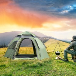 Палатка Sonata G, светло зелена, едноместна - Къмпинг и туризъм