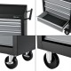 Количка за работилница със 7 чекмеджета, Steel Black Количка за работилница със 7 чекмеджета, Steel Black