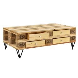 Чекмедже за мебели от палети  9,5 x 37,5 x 44,5 cm, Дърво - Градински Дивани и Пейки