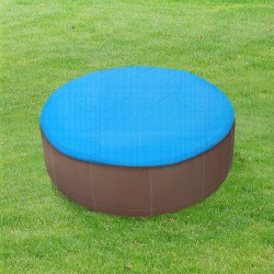 Покривало за басейн, размери 457см, кръгло синьо - Градина