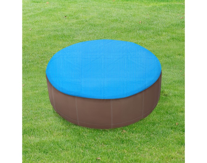 Покривало за басейн, размери 244см, кръгло синьо