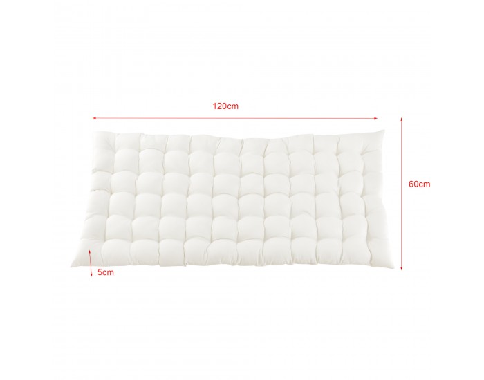 Възглавница за под Espoo, размери  120x60cm, Вътрешно бежово цвят