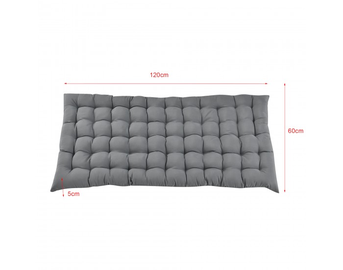 Възглавница за под Espoo, размери 120x60cm,  Вътрешно светло сив цвят