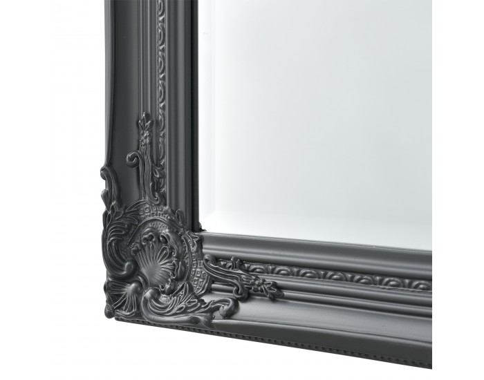 Стенно огледало Livorno  132 x 42 x 3,5 cm с рамка от евкалиптово дърво тъмносиво