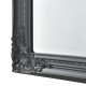Стенно огледало Livorno 132 x 42 x 3,5 cm с рамка от евкалиптово дърво тъмносиво Стенно огледало Livorno 132 x 42 x 3,5 cm с рамка от евкалиптово дърво тъмносиво