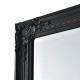 Стенно огледало Livorno  132 x 42 x 3,5 cm с рамка от евкалиптово дърво черно