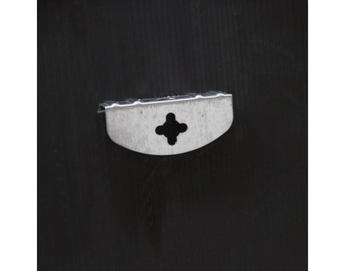 Стенно огледало Modugno, размери 60см,  черен цвят