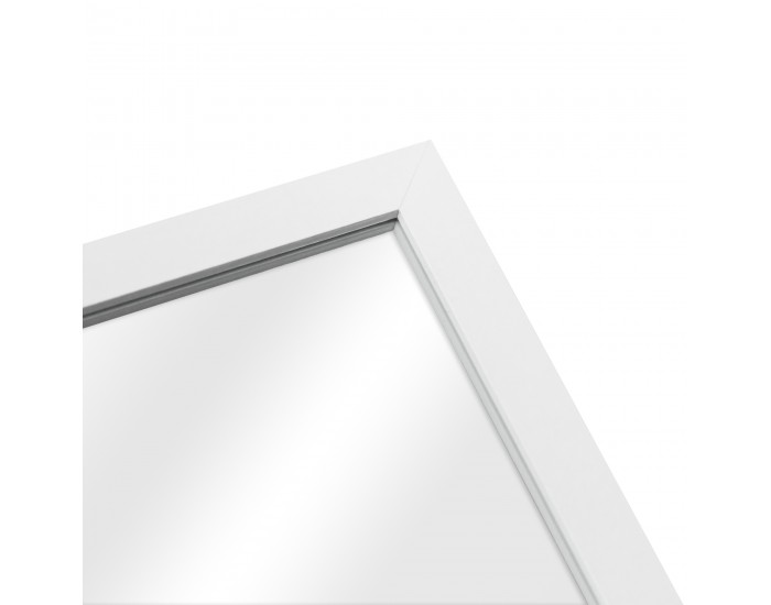 Стойка за огледало Giovinazzo, размери 150x35 см, наклонена,  Бял цвят