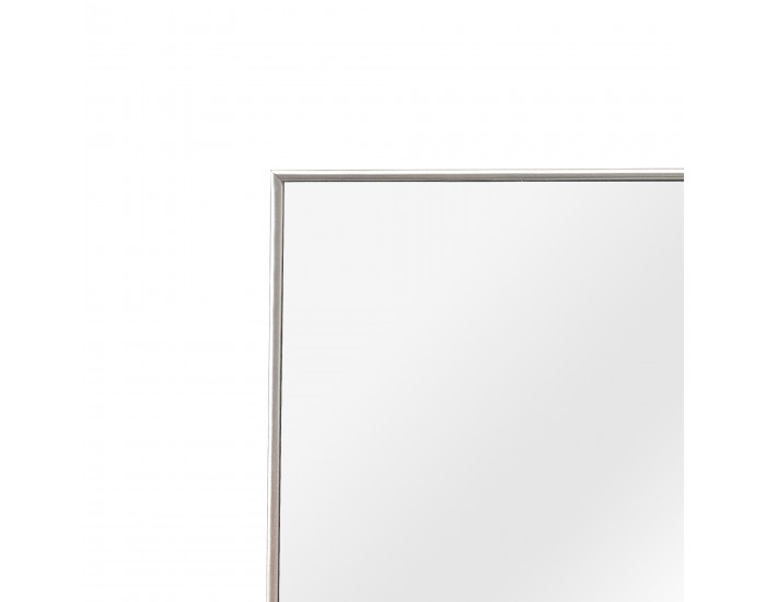 Поставка за огледало Barletta, размери 150x35 см,  наклонено, цвят на рамката - сребро