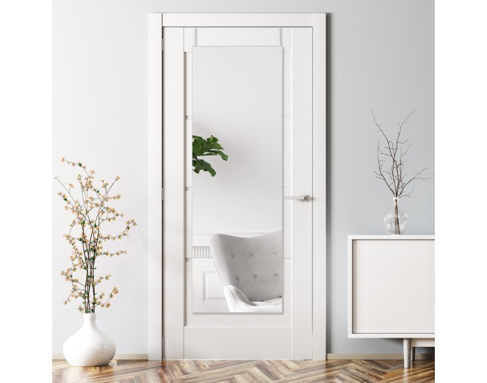 Огледало Lesina, размери 120 x 40 cm,  Бял цвят
