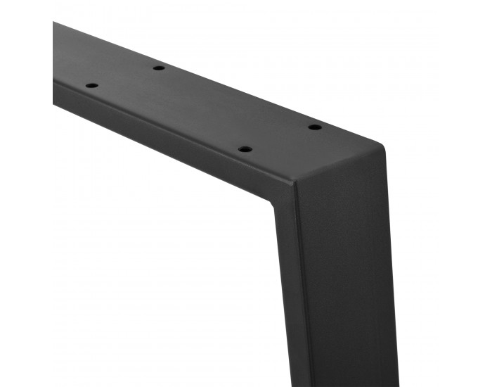 Комплект рамки за маса от 2 бр, размери . 55/75x72 см,  черен цвят