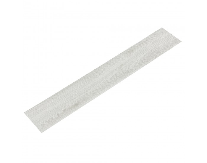 Винилова/PVC подова настилка, самозалепващ се ламинат, White, 3,92 m²