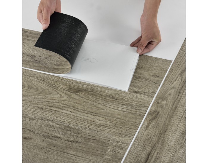 Винилова/PVC подова настилка, самозалепващ се ламинат, Grey Accent, 0,975 m²