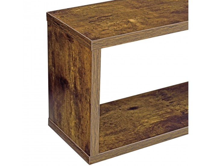 Стенен рафт Mandal,  Комплект от 3 цвята,  тъмно дърво Стенен рафт Mandal,  Комплект от 3 цвята,  тъмно дърво