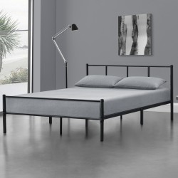 Метално легло  Laos, Черно, синтерована стомана   160 х 200 cm - Sonata G