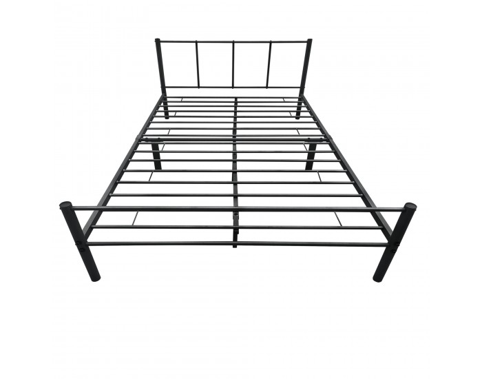 Метално легло  Laos, Черно, синтерована стомана   160 х 200 cm