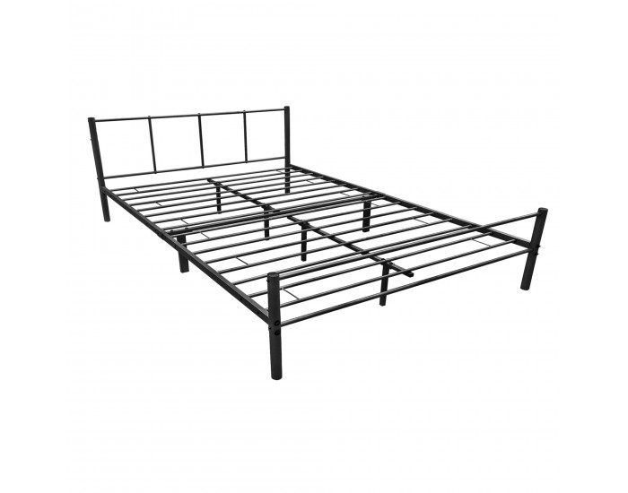 Метално легло  Laos, Черно, синтерована стомана   160 х 200 cm