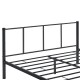 Метално легло  Laos, Черно, синтерована стомана   180 х 200 cm