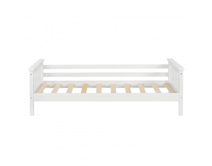 Детско легло Nuuk с място за съхранение и подматрачна решетка 80 х 160 см Бяло