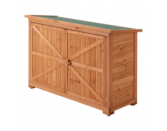 Навес за инструменти Kerteminde, размери 88 x 128 x 50 cm,  Борово дърво