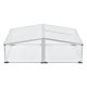 Студена рамка с двоен покрив, размери 100x120x40 см, алуминиев поликарбонат