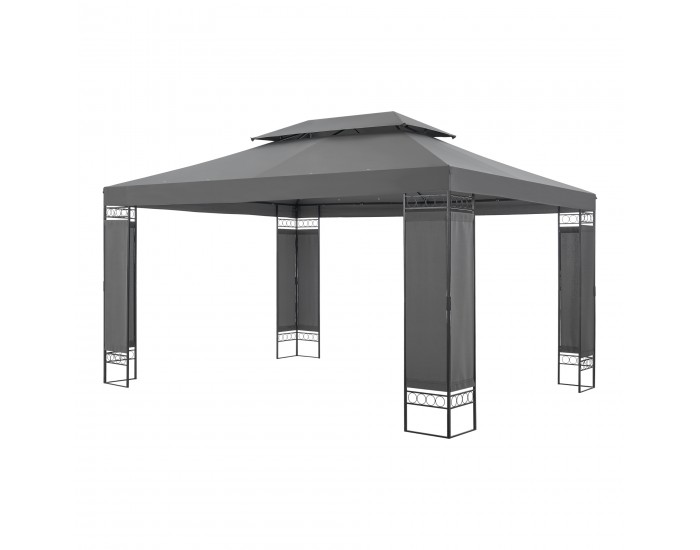 Marquee Lanciano Pavilion 400x300x265cm, Тъмно сиво