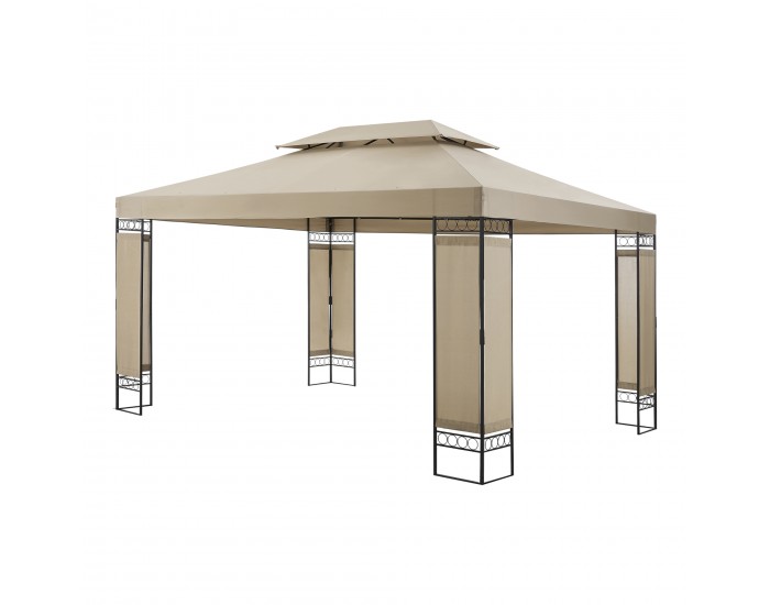 Сенник Lanciano Pavilion, размери 400x300x265см,  Бежов цвят