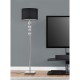 Елегантна интериорна лампа със стойка Spheridern 1 x E27 - 60W, Хром/Черна Елегантна интериорна лампа със стойка Spheridern 1 x E27 - 60W, Хром/Черна