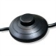 Елегантна интериорна лампа със стойка - Spheric Black 1 x E27 - 60W -Хром/ черен Елегантна интериорна лампа със стойка - Spheric Black 1 x E27 - 60W -Хром/ черен