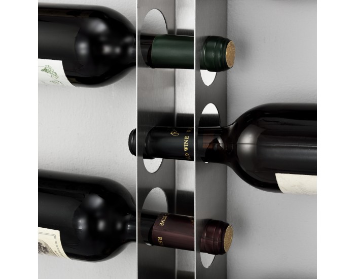 Поставка за вино Pfalz, размери 55x5x7 см, за 6 бутилки от неръждаема стомана