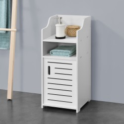 Шкаф за баня Skara, размери 72x32x32 cm, Бял цвят - Шкафове за баня