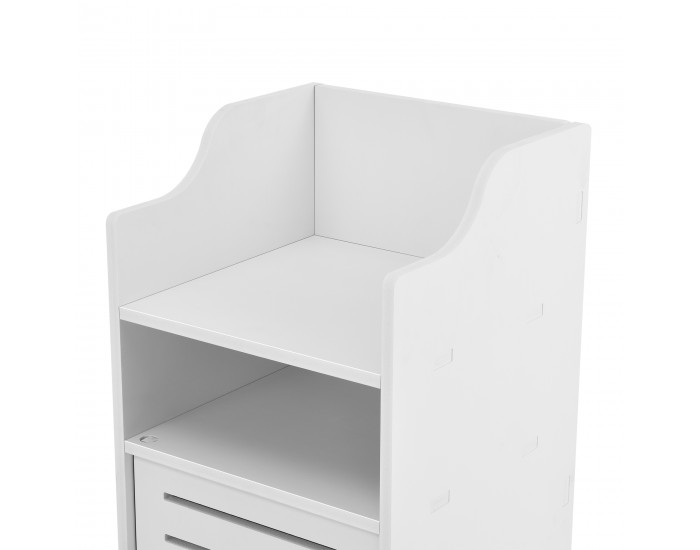 Шкаф за баня Skara, размери 72x32x32 cm, Бял цвят