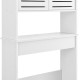 Шкаф за баня Сторфорс, размери 155x62x20 см,  WPC,  Бял цвят