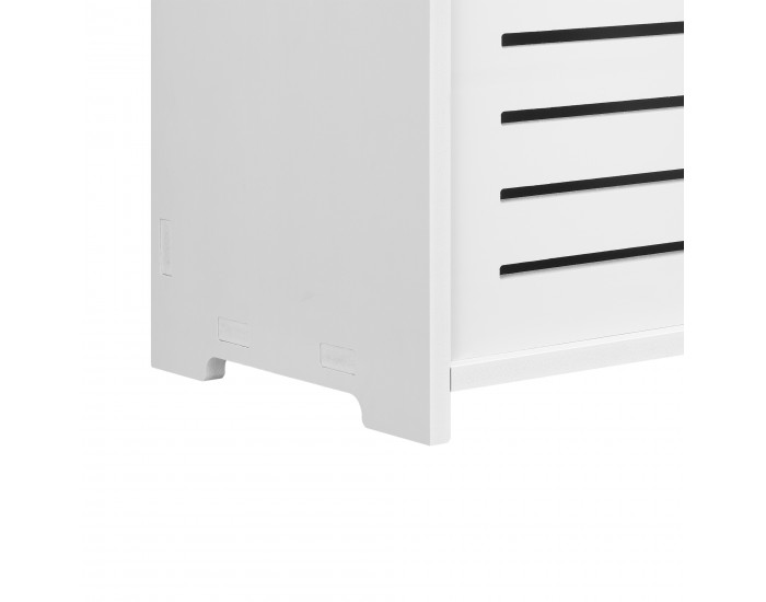 Шкаф за баня Троса, размери 62x45x25 см WPC, Бял