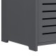 Шкаф за баня Trosa, размери 72x60x32 см WPC,  Тъмносив цвят