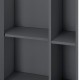 Шкаф за баня Vansbro, размери 96x48x24 см, WPC, Тъмносив цвят Шкаф за баня Vansbro, размери 96x48x24 см, WPC, Тъмносив цвят