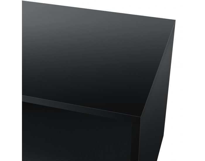 Мобилен нисък борд,  Barkarö, размери 90x35x41cm, Черен цвят
