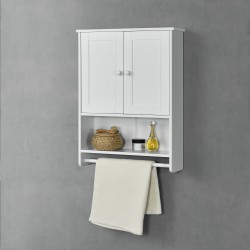 Шкаф за баня Щайр, размери 65x49x15 см,  Бял МДФ - Баня