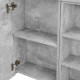 Шкаф за баня Harstad, размери 64x80x20 см, Бетонна визия