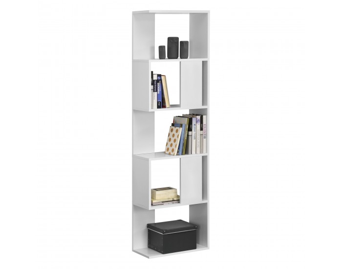 Етажерка Aneby, размери 159x45x24см, с 5 рафта, Бял цвят Етажерка Aneby, размери 159x45x24см, с 5 рафта, Бял цвят