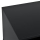 Мобилен лоуборд Gränne, размери 90x35x41cm, Матово черен цвят