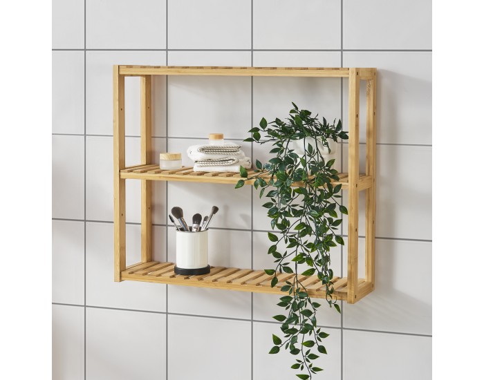 Бамбукова етажерка Örnsköldsvik, размери 60x15x54см Бамбукова етажерка Örnsköldsvik, размери 60x15x54см