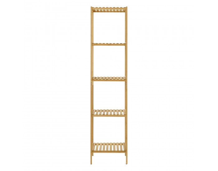 Рафт за баня Lierne с 5 рафта, размери 33x33x140см, бамбук